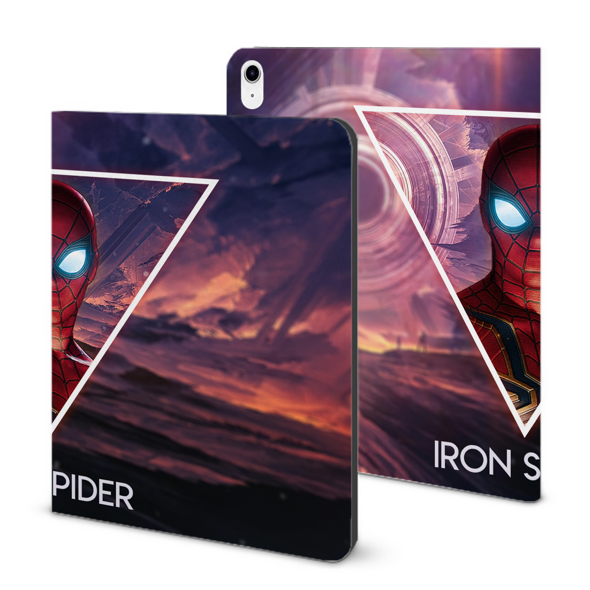 （画像用） アベンジャーズ The Avengers IPad ケース ブック型 PUレザー TPU 耐衝撃 軽量 薄型 ペン収納なし 全面保護 IPad 各モデル対応